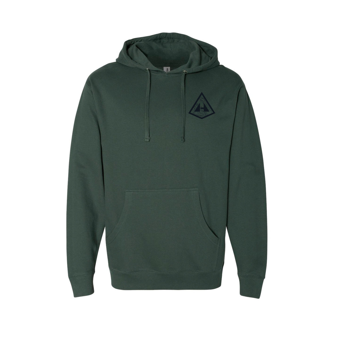 Hyperlite Mountain Gear Apparel Alpine Green / XS Topo Logo Hoodie