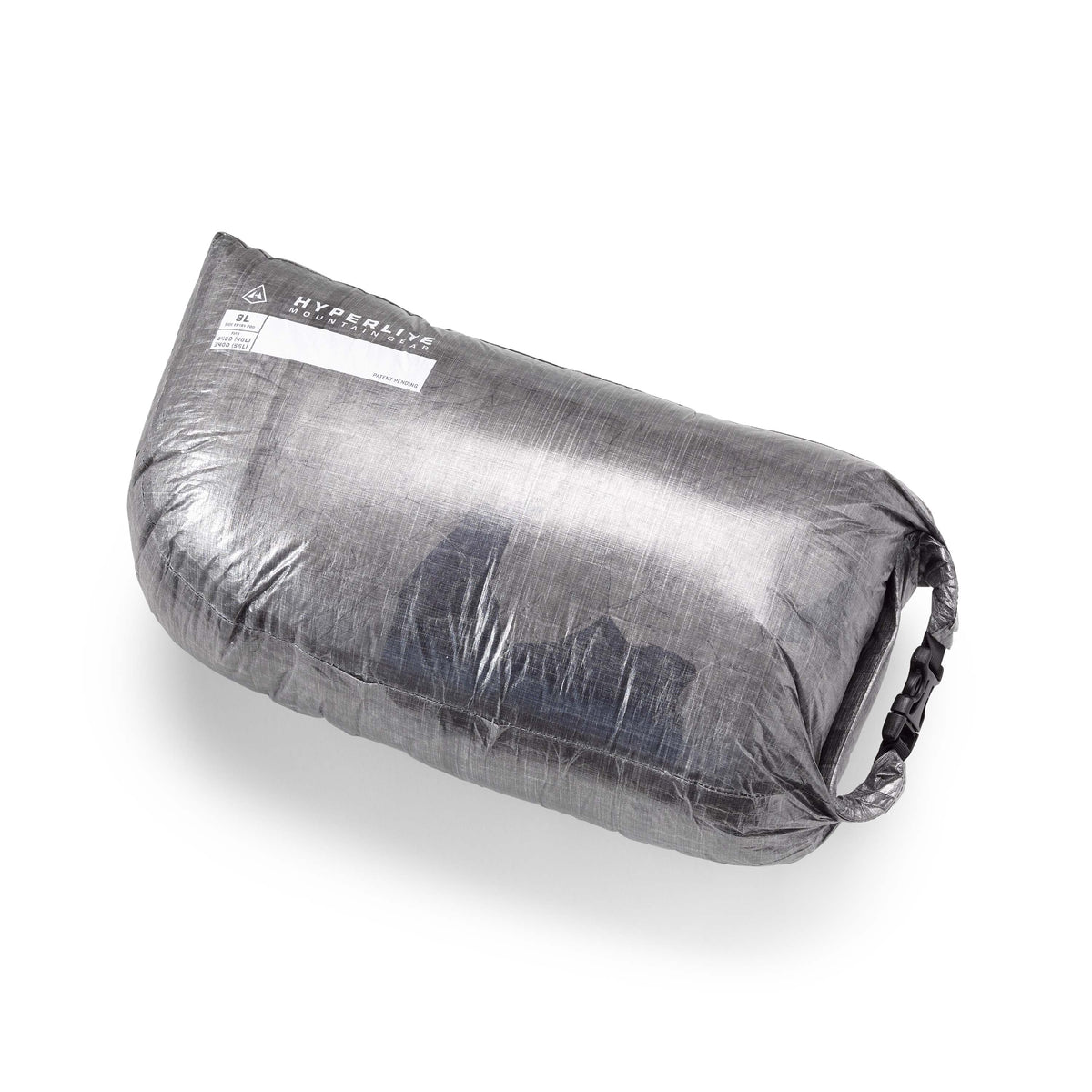 Over head view of a stuffed Hyperlite Mountain Gear 8L Side Entry Pod