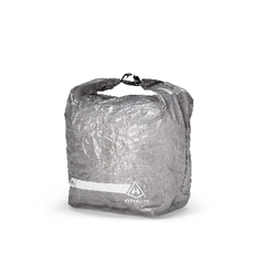 Grey Hyperlite roll top food bag on a white background
