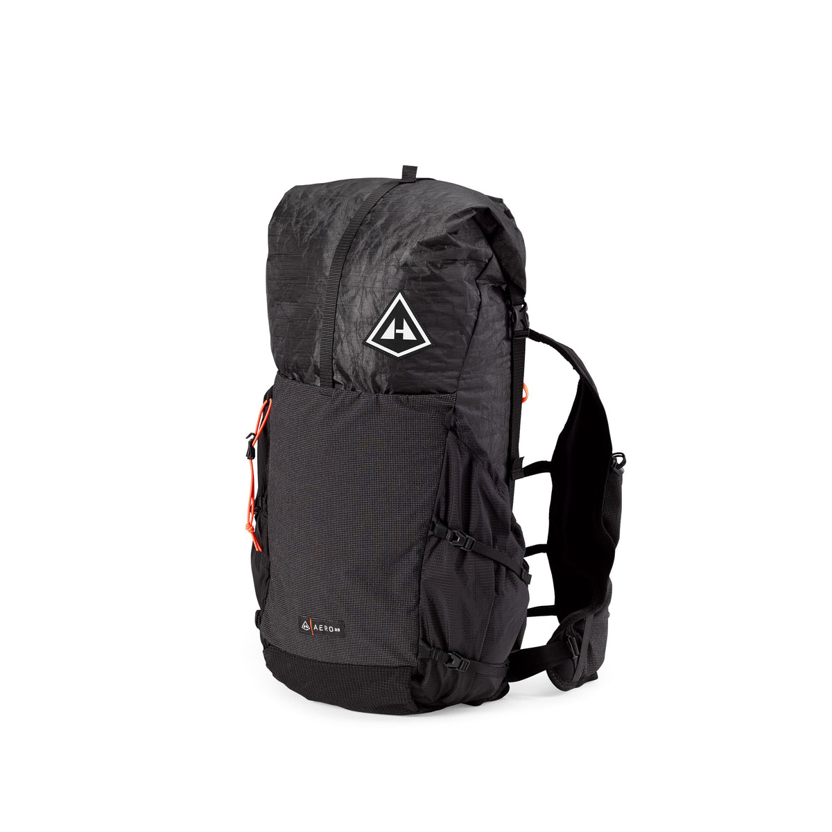 Hyperlite Mountain Gear Packs Small / Black Aero 28 Front View #color_black