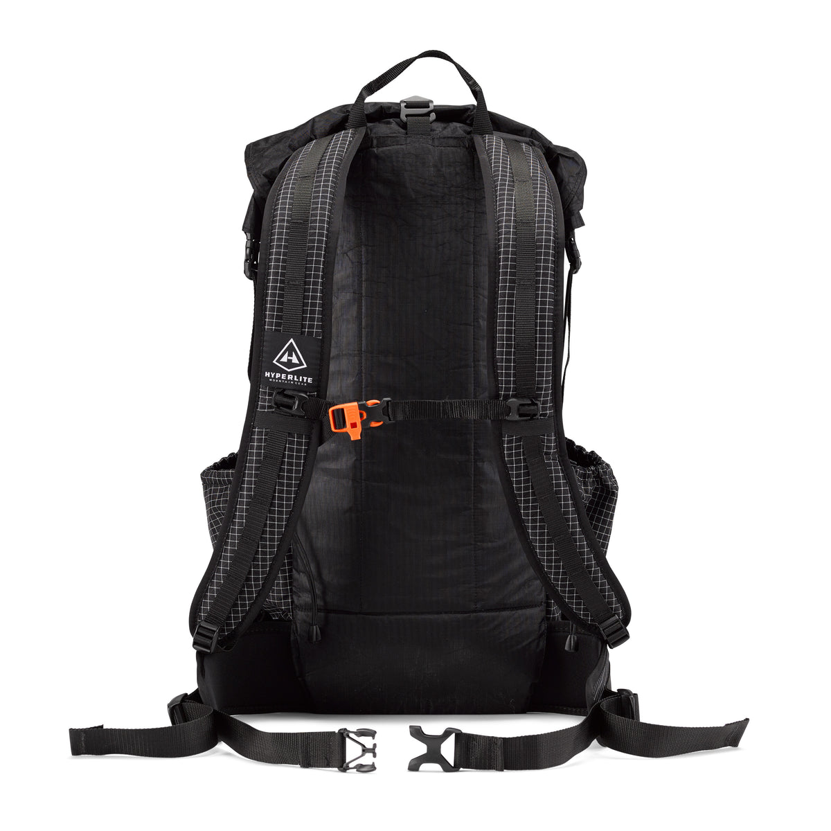 Rear view of the Hyperlite Mountain Gear Elevate 22 in Black