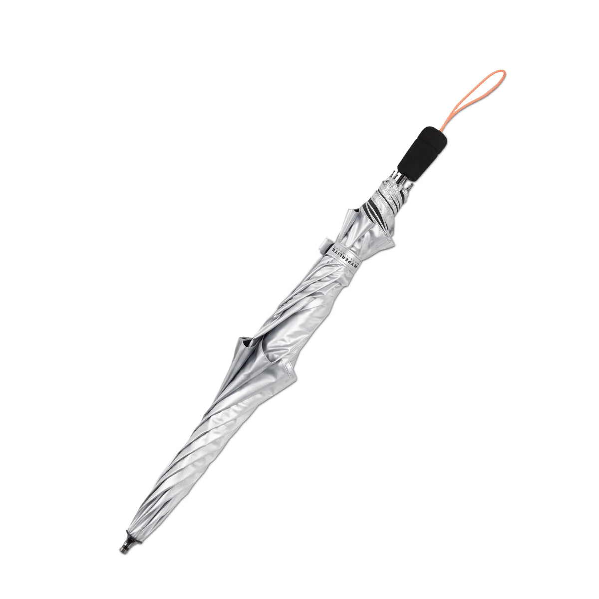 External shot of Hyperlite Mountain Gear's Essential Umbrella in White closed